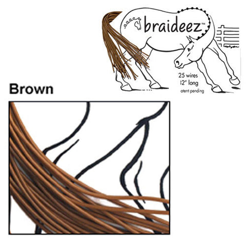 Braideez Wire Braiding Bands Brown