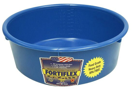 2 Quart Rubber Feed Pan - Supplies & Stable Accessories