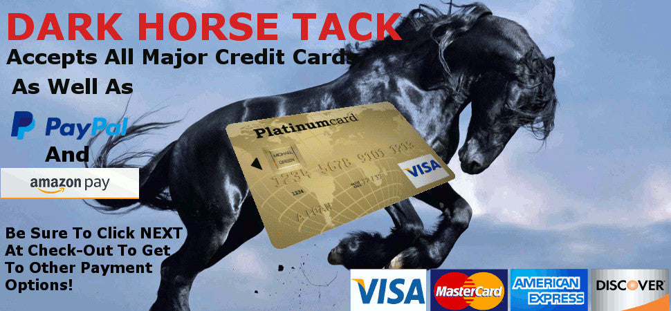 Dark Horse Accepts All Credit Cards!