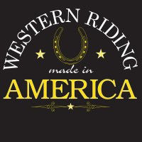 Tee Shirt "Western Riding Made In America"