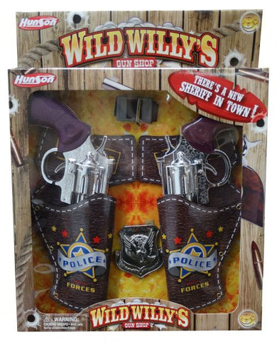 Wild Willy's Police pistols play set.