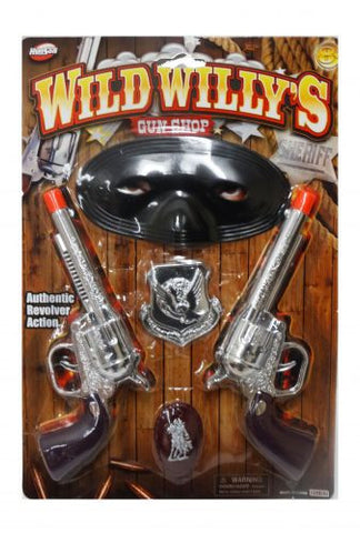 Wild Willy's gun shop toy pistol play set.