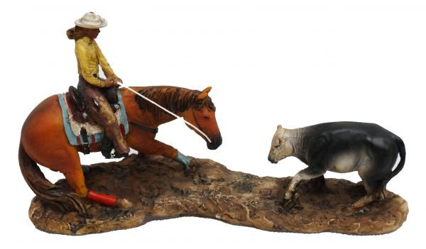 Montana West ® 4" X 6" Cutting horse statue.