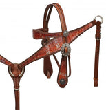 Showman ® " Copper Patina" Headstall and breast collar set.