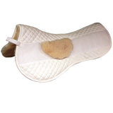 Quilted Half Pad with Moveable Extra Padding