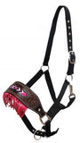 Showman Fringe nose bronc halter with beaded accents