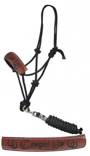 Showman ® " Cowgirl Up" rope halter.