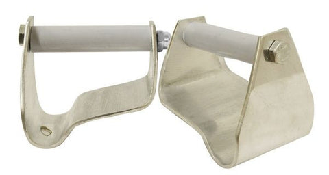 Showman® 3" Polished aluminum stirrup correctors. Sold in pairs.