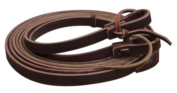 Showman® 1/2" x  8' Argentina Cowhide Leather Split Reins.