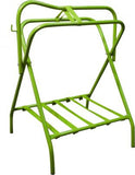 Western or english folding floor saddle rack. Sold in lots of 2. Same color in box. Priced individually.