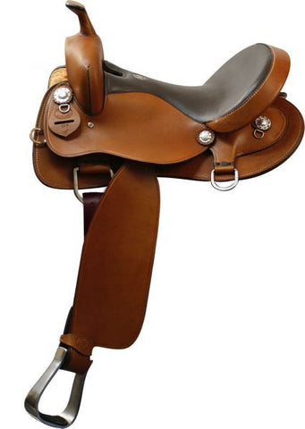 16" Double T Trail Saddle. Smooth finish Argentina Cow Leather.