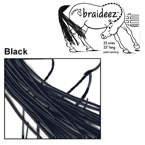 Braideez Wire Braiding Bands Black