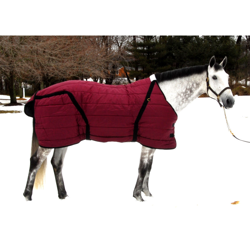 Snuggie Large Horse Stable Blanket Burgundy – Dark Horse Tack Company