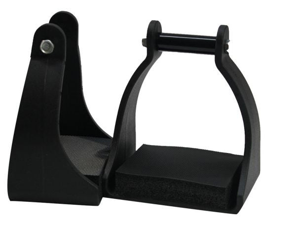 Molded plastic endurance stirrup with rubber tread. **BLACK ONLY*