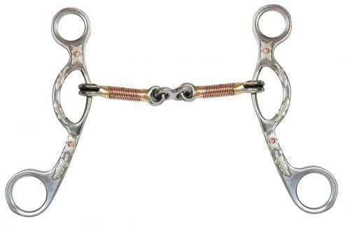 Showman ® Argentine snaffle with dogbone mouth.