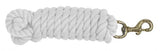 3/4" x 14' braided cotton lead with brass snap