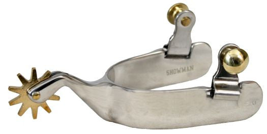 Showman™ ladies size stainless steel cutting spur.