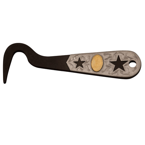 Silver Overlay Hoof Pick - Two Star