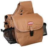 Showman™ nylon cordura insulated saddle bag with buckle closure.
