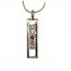 Exselle Pendant with Colored Stones
