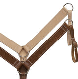 American made economy style leather breastcollar.