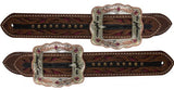 Showman ® Ladies Size " Cowgirl Up" Belt Spur Straps.