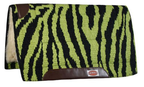 Best ever saddle pad with cheetah wear leathers