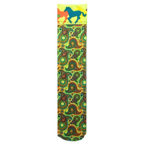 Intrepid Exclusive Horse Theme Socks-Paisley with Horses