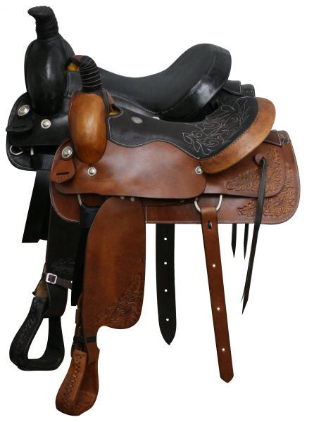16", 17" Buffalo Roper Style Saddle.