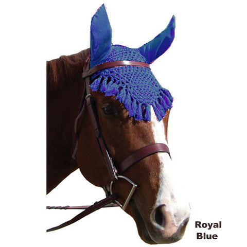 Fancy Crochet Fly Veil Horse