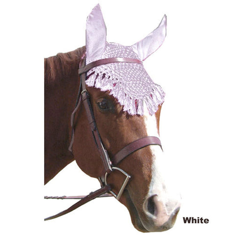 Fancy Crochet Fly Veil OS/Large Horse
