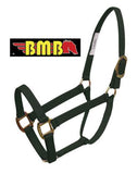 BMB  Classic halter with brass plated hardware and adjustable crown. CLEARANCE