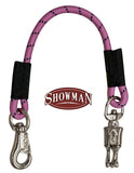 Showman ® 24" bungee trailer tie with quick release panic snap and heavy duty bull snap.