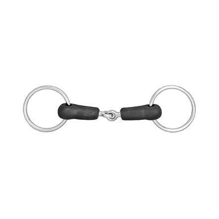 Horze Loose Ring Jointed Rubber Snaffle