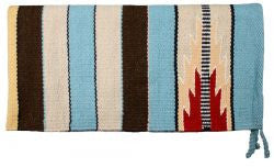 32" x 64" 100% New Zealand wool saddle blanket.