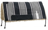 Economy style navajo pad with fleece bottom.