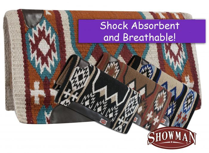 Showman ® 36" x 34" Cutter pad with memory felt bottom and Navajo design.