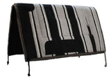 Showman 30" x 30" Navajo saddle pad with felt bottom and suede wear leathers.