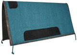 Showman™ 32" x 32" solid colored pad with felt bottom and suede wear leathers