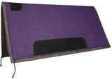 Showman™ 32" x 32" solid colored pad with felt bottom and suede wear leathers