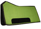 Showman™ 32" x 32" contoured pad with felt bottom and suede wear leathers.