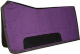 Showman™ 32" x 32" contoured pad with felt bottom and suede wear leathers.