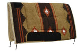 Showman™ 32" x 32" deluxe southwest pad with Kodel fleece and suede wear leathers.