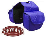 Insulated quilted nylon horn bag with velcro closure