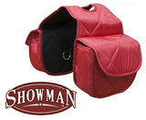Insulated quilted nylon horn bag with velcro closure