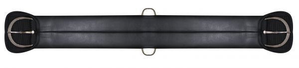 Showman™ full wrapped neoprene girth. Girth comes complete with flat stainless steel hardware.
