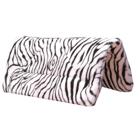 Maxtra Foam Fleece Western Pad Zebra Print