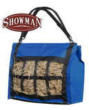 Showman nylon cordura hay bag with poly rope center.