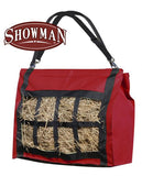 Showman ® heavy duty Cordura hay feeder with bar top.