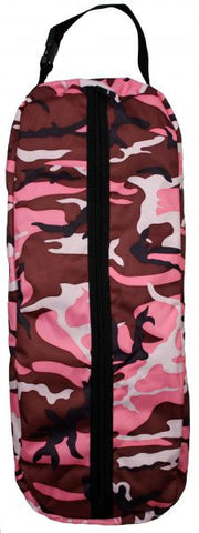 Showman camouflage print nylon halter/bridle bag.